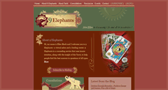 Desktop Screenshot of 9elephants.com